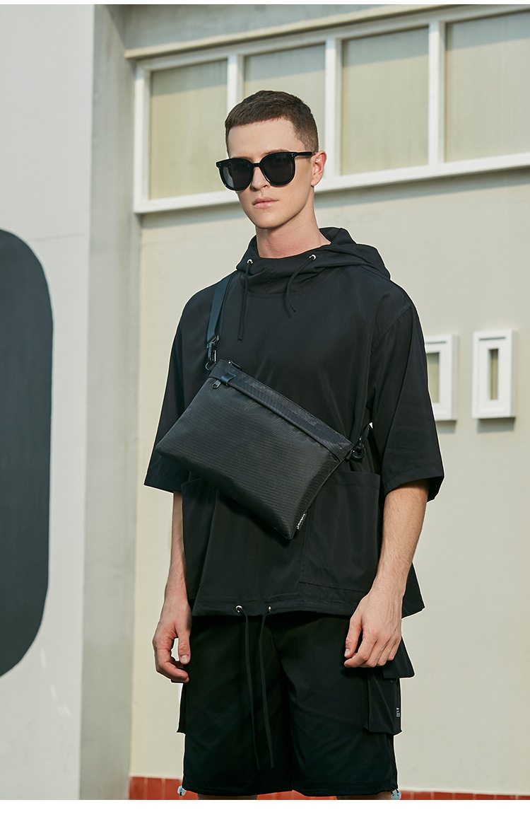 Schoudertas voor dames en heren kleine canvas messenger bag_voghion.com