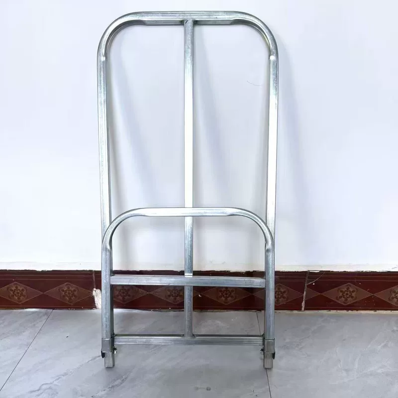 Folding L-shaped clothing inventory shelf partition stacking shelf simple floor-standing warehouse stacking storage rack thickened