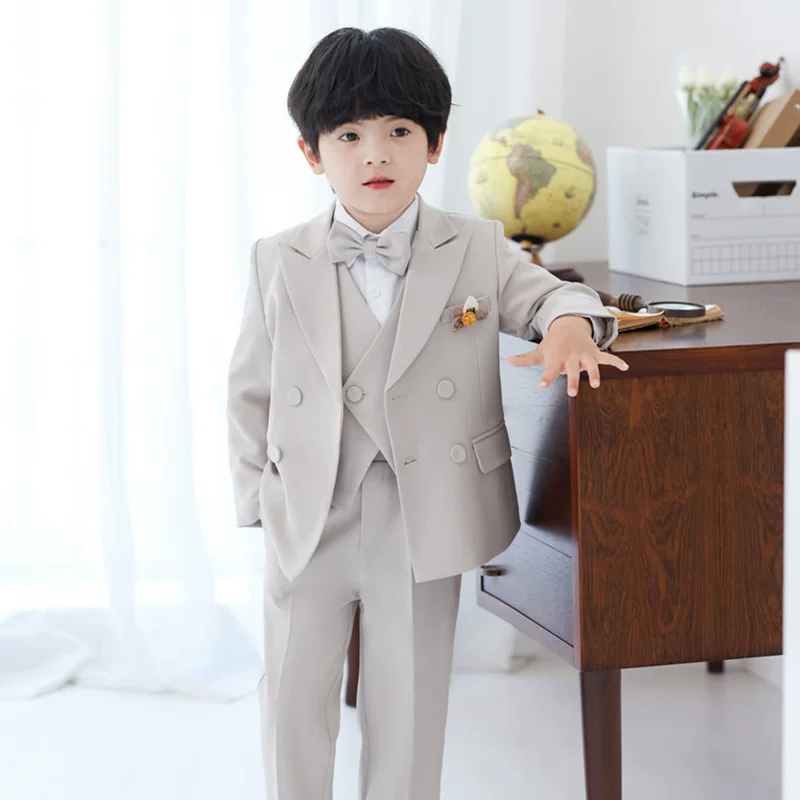 Children's set for boys, flower girl dress, suit for kindergarten