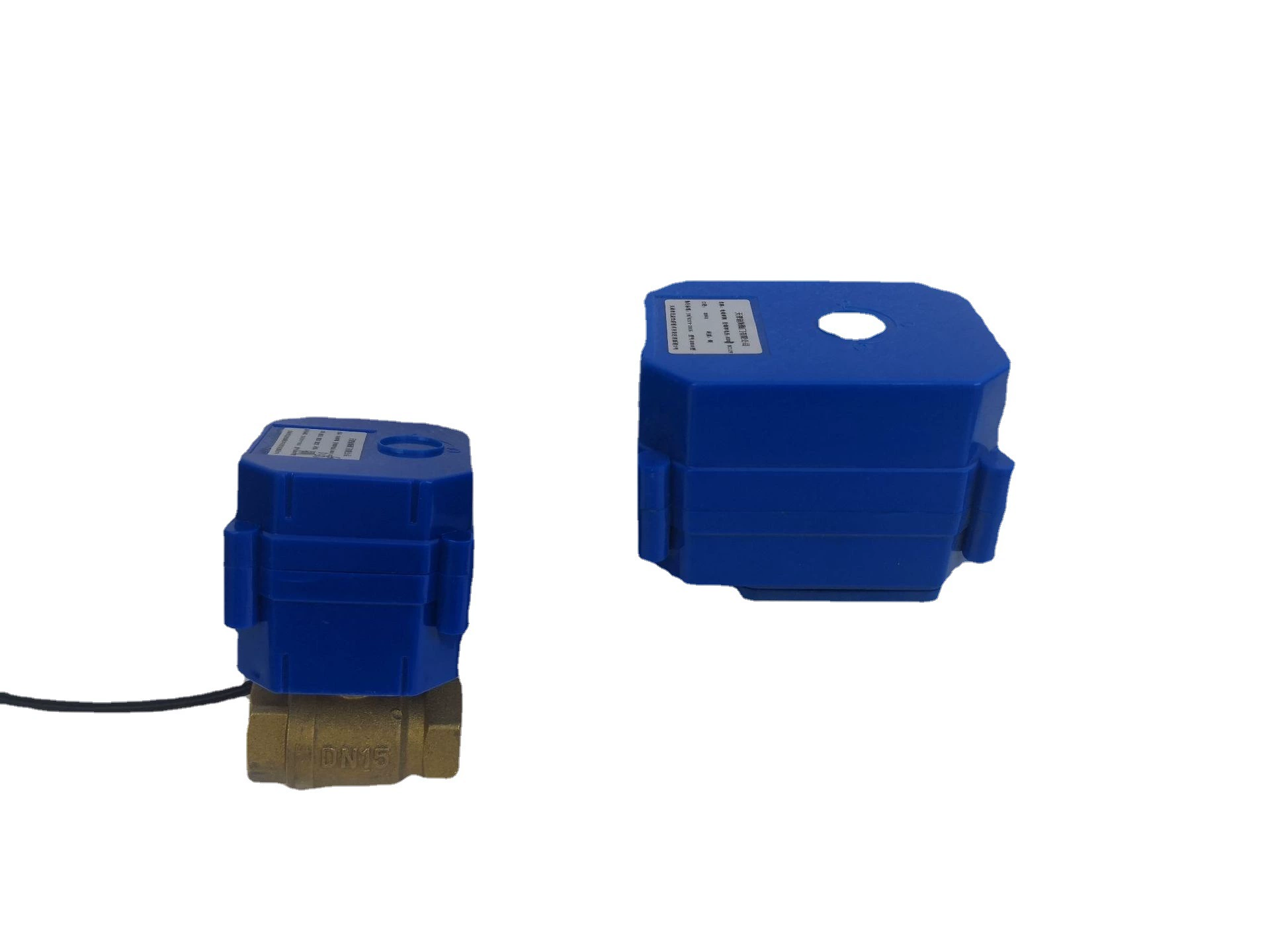 Dihai DH03 миниатюрный Электрический медный шаровой кран миниатюрный Электрический привод DC12V 24V Крутящий момент 4 нм