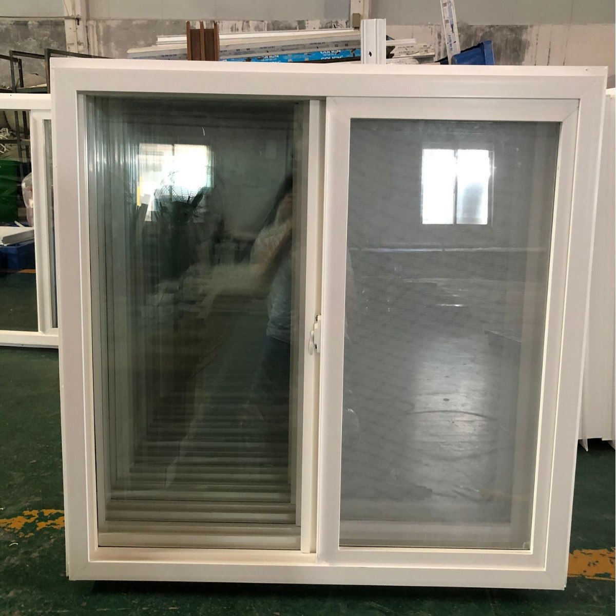 美式PVC推拉提拉窗，出口UPVC门窗,带防虫防尘纱窗,安装简单方便