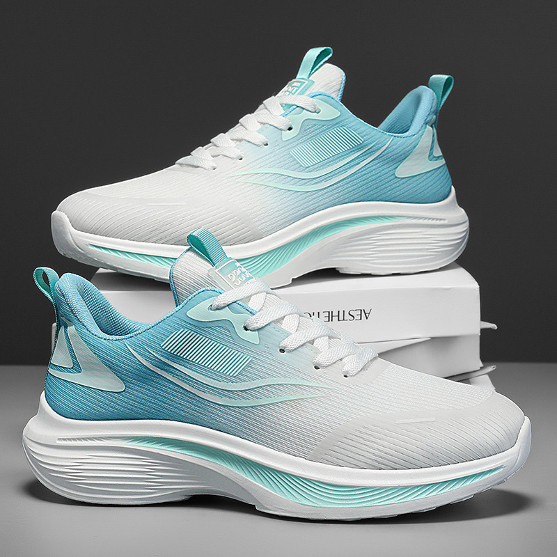 2025 New Summer Breathable Mesh Lightweight Sports Running Men's Shock Absorption Casual Couple Shoes_voghion.com