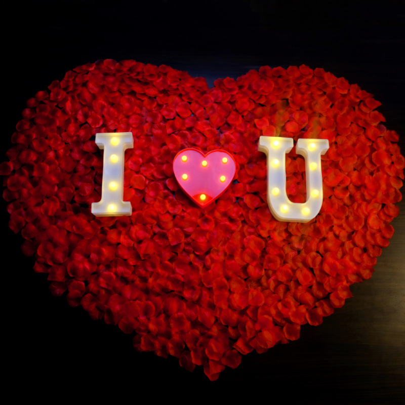 Luz de feliz cumpleaños para decoración de pasteles, diseño de escena de fiesta, luz de ambiente, tarjeta de luz LED luminosa, luz de letras KTV