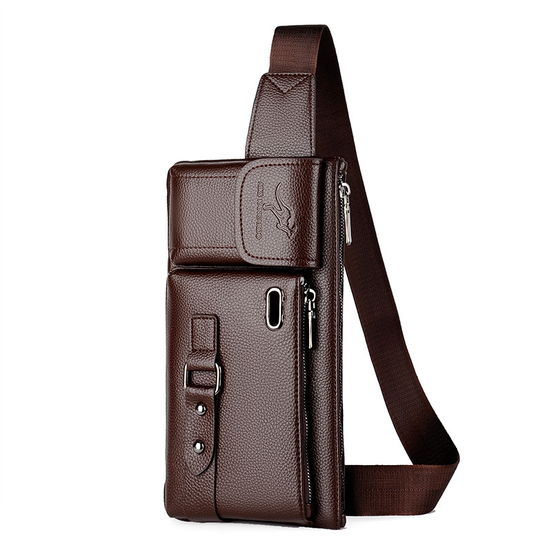 Men's Bag, Fashionable Mobile Phone Bag, Sports Waist Bag, Multi-Functional Construction Site Work Mobile Phone Bag, Men's Cycling Shoulder Bag