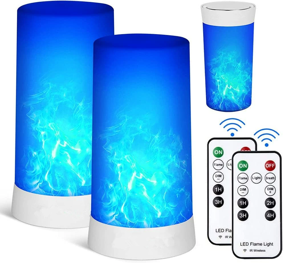 Smart LED magnetic flame lamp, 2022 collection, USB rechargeable, 3 W, remote optional