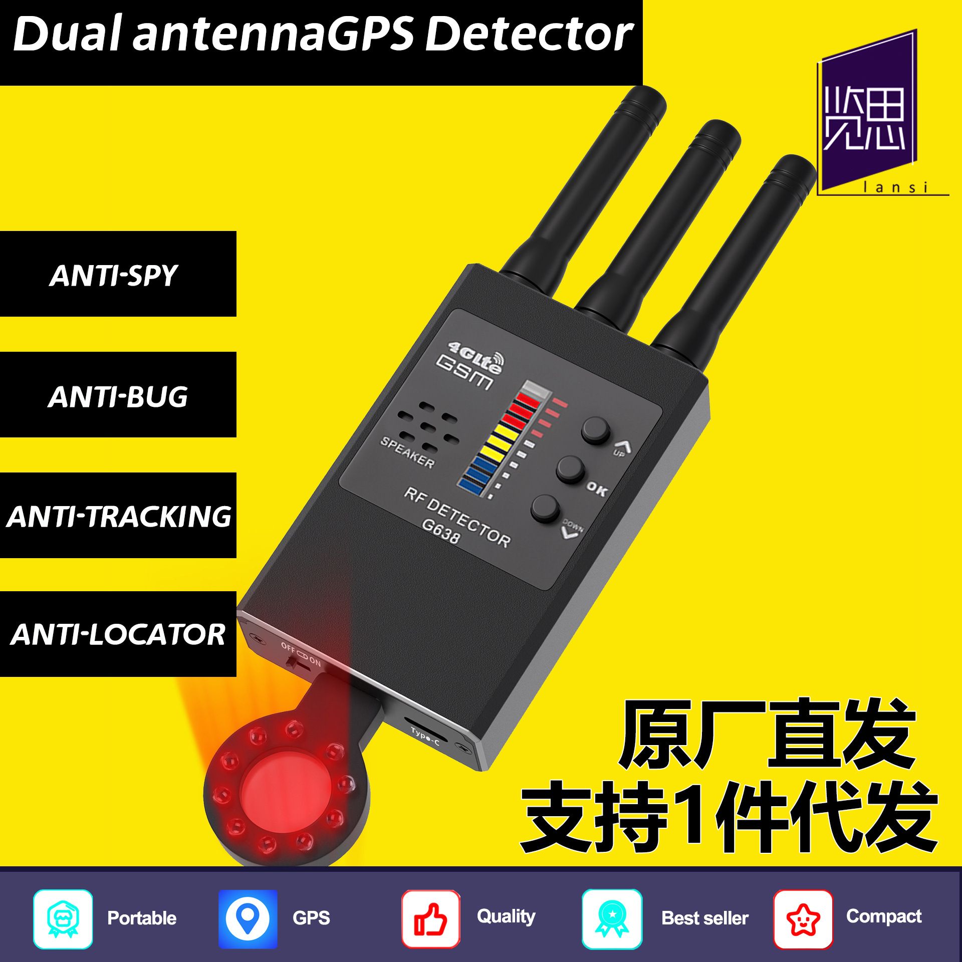 Anti Spy Detector, Hidden Camera Detectors, GPS Detector
