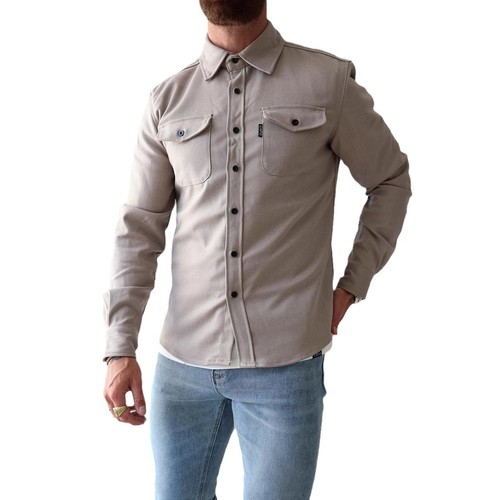 Crossover into Autumn/Winter European and American Men's Youth Casual Shirt with Fleece