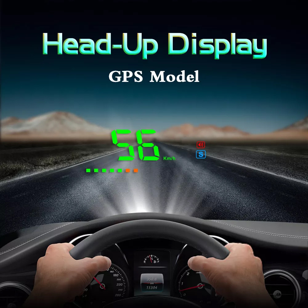 A2 3.5inch Gps Car Hud Head-Up Display Car Head-Up Display Speedometer Projector