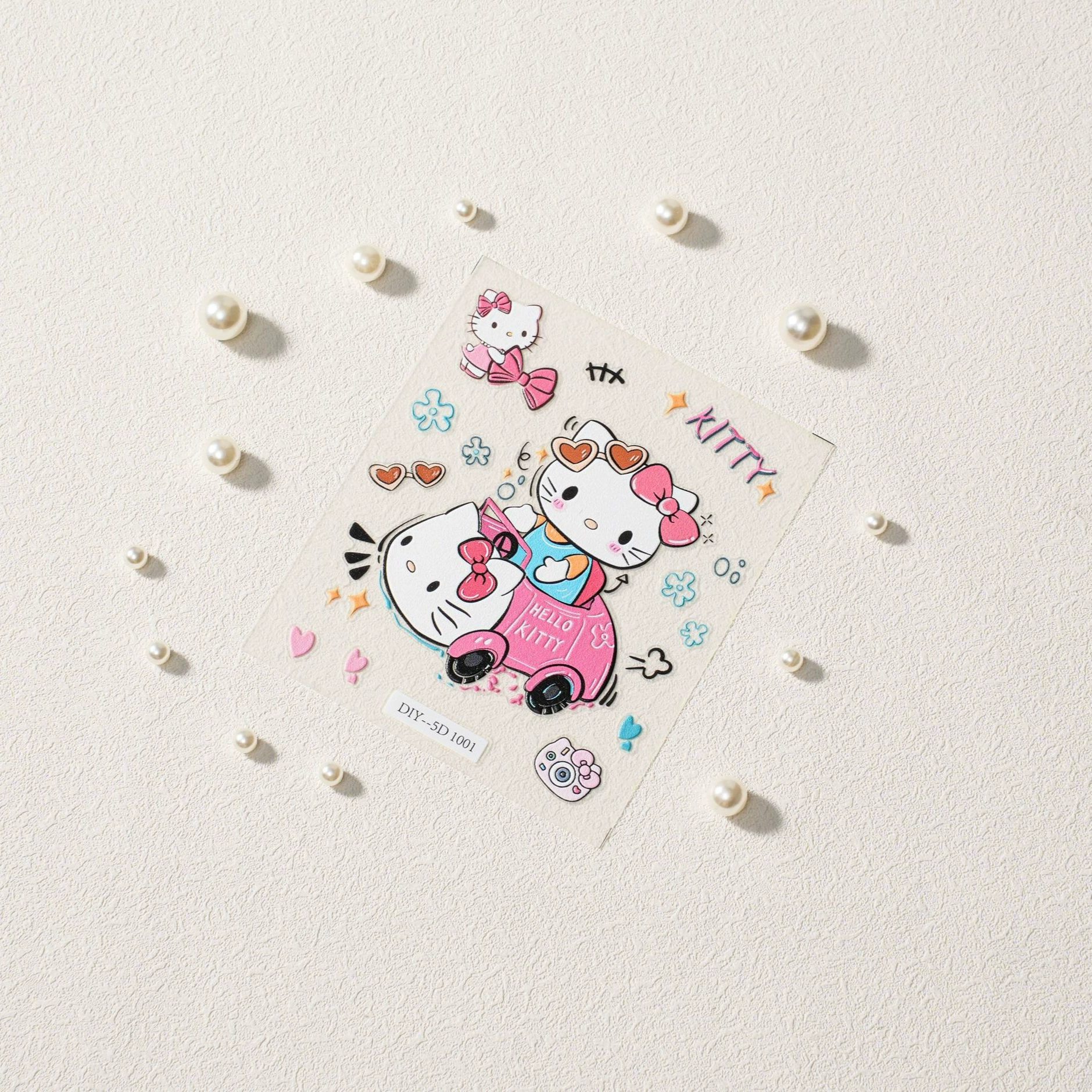 DIY дети 5D рельефный маникюр наклейки мультфильм 3D с подклеем оптом для взрослых