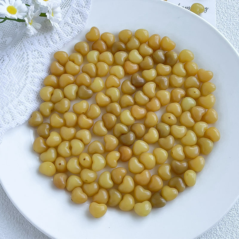 菩提根雕刻小雏菊散珠手工DIY串珠手链挂件文玩手串配饰佛珠配件|undefined