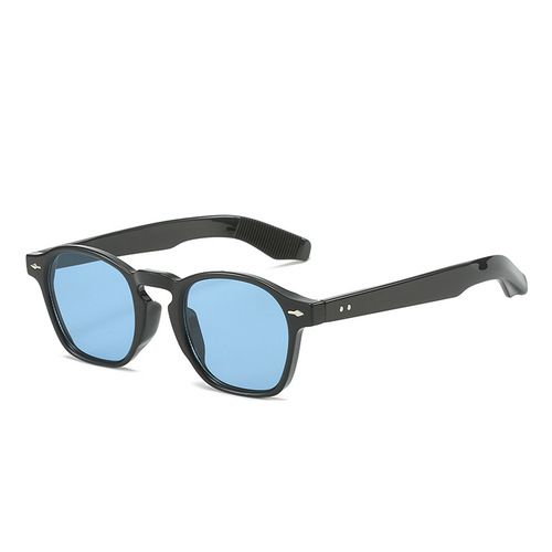 Coolfang's new retro sunglasses, Hong Kong style sunglasses, glasses for small faces and round faces, Internet celebrity trendy sun protection sunglasses