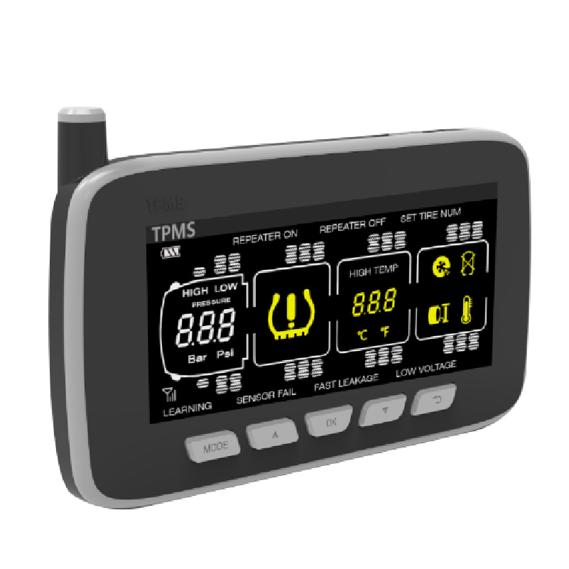 Truck and Mining Vehicle Tire Pressure Monitoring Instrument Tpms Universal Built-In and External Pressure Sensor Tire Pressure Detection System