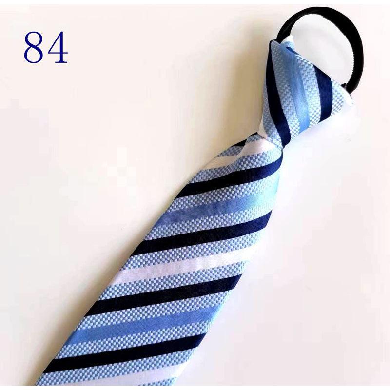 男士拉链新郎结婚红色8cm正装商务黑色免打结懒人易拉得蓝色_