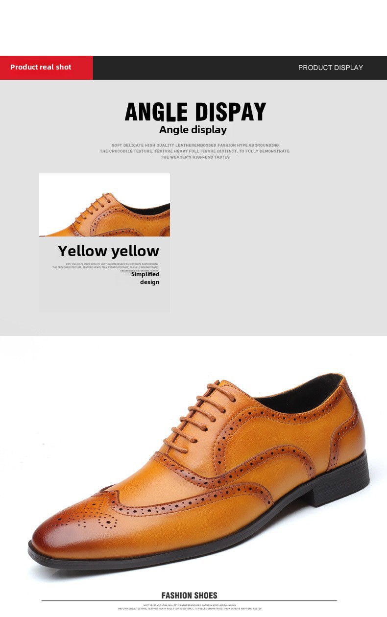 Factory direct supply spring new formal casual men's shoes Oxford Business Men's shoes cross-border for a generation of hair_vogvips.com