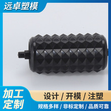 钻石纹滑轮滚轮件注塑模具加工 日用品塑料功能零部件模具设计