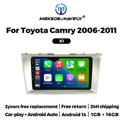 For Toyota Camry 06-11 Android Car GPS Navigation Car MP5 Bluetooth Player All-in-One (DVD Navigation) - 116gcarplayandroid-auto-standard-configuration