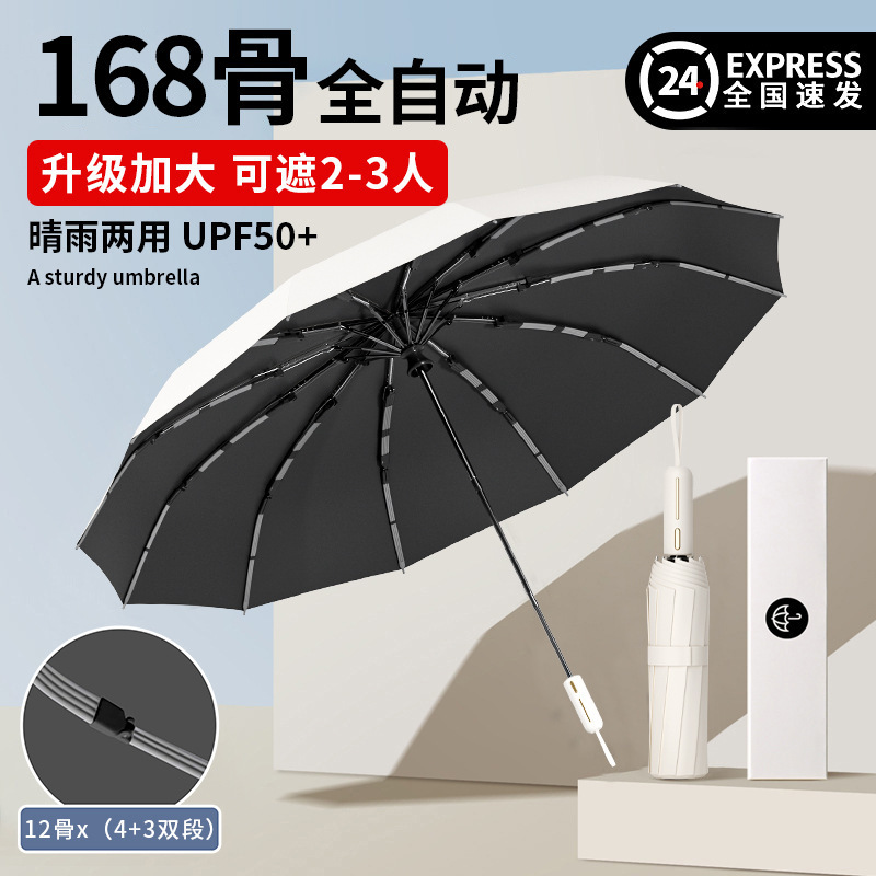 Umbrella Automatic 24 Bone Umbrella Wholesale Large Oversized Sun Umbrella UV Protection Black Rubber Women Sunscreen Umbrella Factory Umbrella Automatic 24 Bone Umbrella Wholesale Large Oversized Sun Umbrella UV Protection Black Rubber Women Sunscreen Umbrella Factory