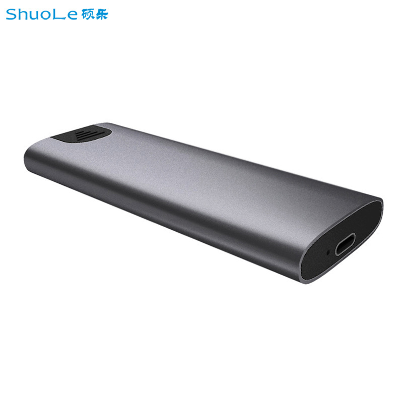 M.2 hard drive box USB3.1Type-C to M.2NGFF solid state drive box metal external mobile hard drive box