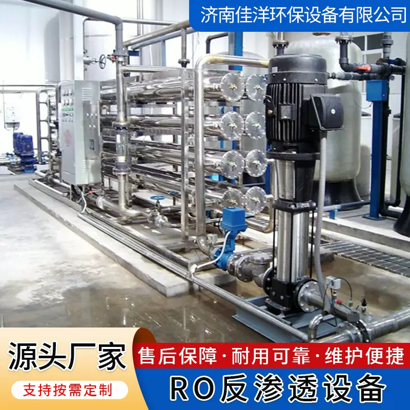 批发直饮水去离子除盐水处理工业商用反渗透设备去离子超纯水设备