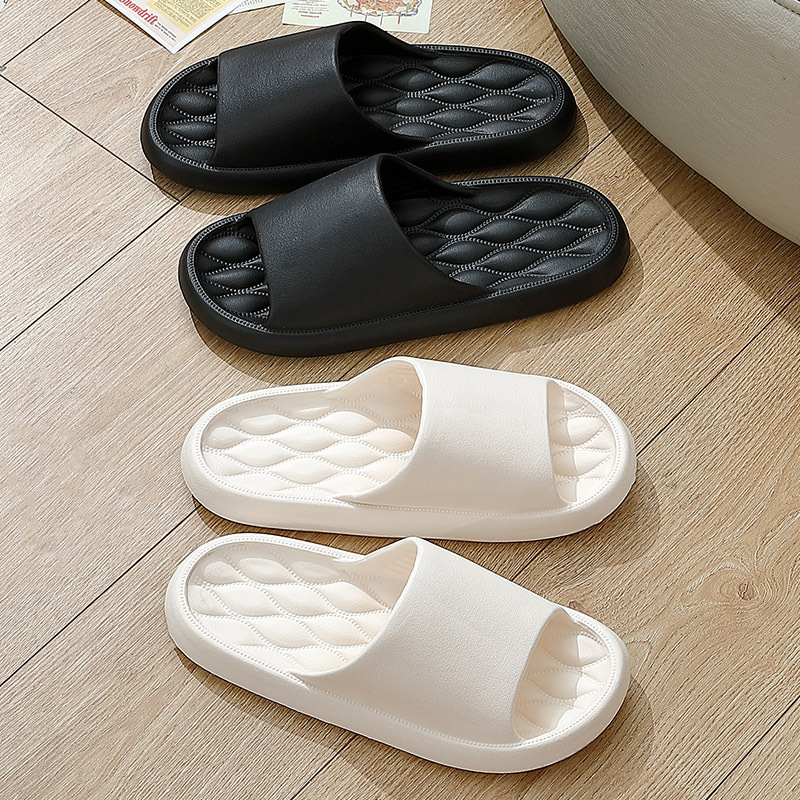 Zapatillas damas verano hospitalidad interior masaje fondo suave hogar antideslizante dormitorio baño pareja sandalias y zapatillas transpirables