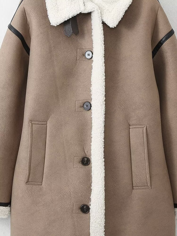 Winter Neue Produkt frauen Street Fashion Lange Stil Doppelseitige breasted Mantel W_voghion.com