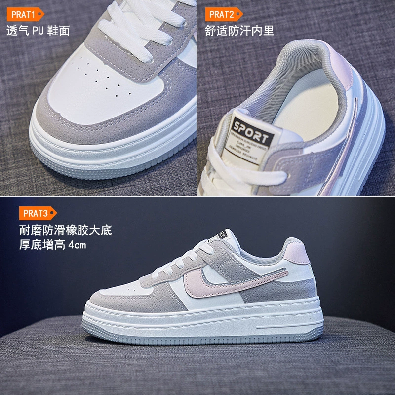 Белые кроссовки Tide, обувь, легкая дышащая обувь для отдыха в весеннем стиле, корейский стиль, для бега