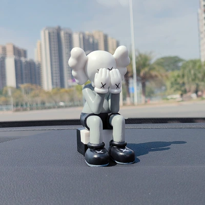 Men's Car Car Interior Car ornaments - gray-koos-height-about-10cm