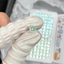 「烟花浪漫」玫瑰切蓝色锆石耳钉百搭新款精致耳骨钉养耳洞耳饰