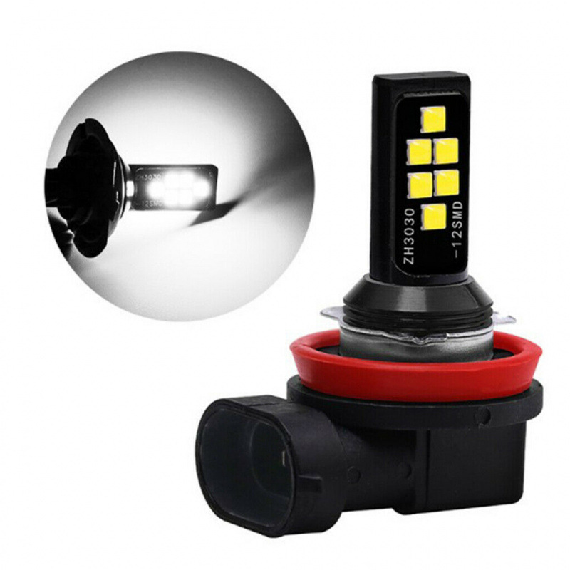 Lámpara de niebla LED H1 H3 H11 9006 881 880 H4 H7 12SMD lámpara de niebla image 7