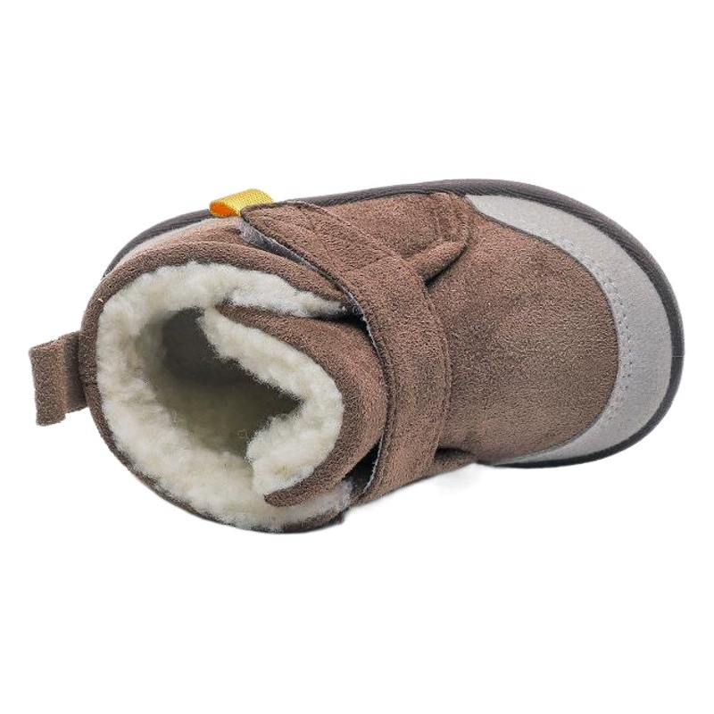 2024 зимние новые детские кроссовки плюс бархатная толстая нескользящая мягкая подошва мужские и женские детские ботинки