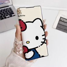 可爱KT适用三星zfold6手机壳翻盖皮套Zfold5创意fold4折叠屏fold3