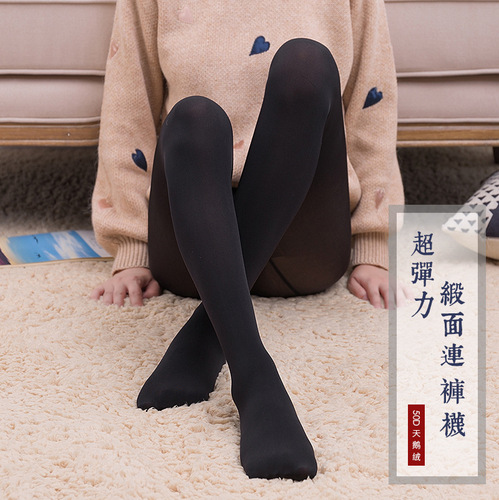 Mengyun 6822 Spring and Autumn 6820 steel stockings 50D satin plus file to increase high elasticity and micro-pressure buttocks lifting pantyhose 6821