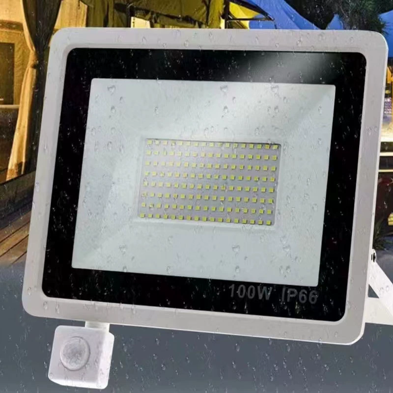 LED путешествие супер яркий баскетбольный индукционный прожектор, высокая мощность, 100W, 200W