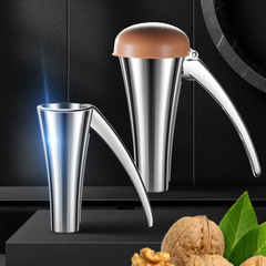Zinc alloy walnut clip vertical funnel household nut clip multi-purpose walnut clip hazelnut shelling artifact wholesale