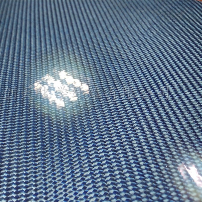 供应玻璃纤维片-3K斜纹钟表装饰玻纤片软片蓝色