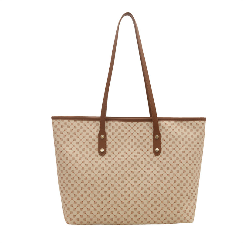 2025 primavera nueva moda moda de gran capacidad bolsa de viaje bolsa de hombro portátil bolsa de dos piezas simple