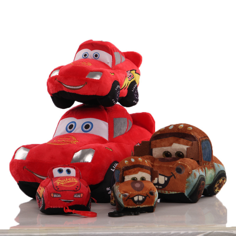 Wholesale In-Stock Cartoon Realistic Car Mcqueen Plush Toy Doll Car Claw Machine Doll Wholesale In-Stock Cartoon Realistic Car Mcqueen Plush Toy Doll Car Claw Machine Doll