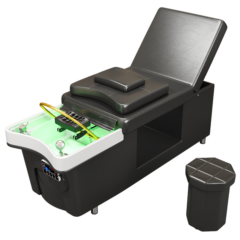 2023 nueva cama de terapia de cabeza sin masaje de agua terapia de cabeza belleza integrada almacenamiento de agua multifuncional champú tailandés