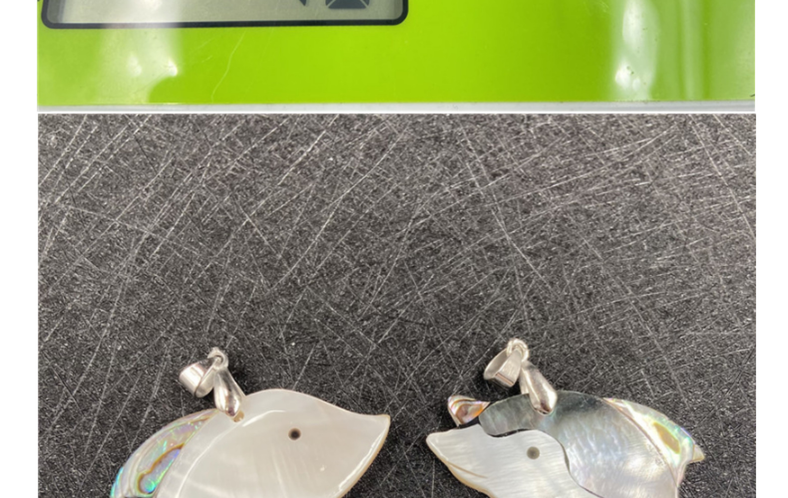 11g Weight Pendant Necklace Classification Anniversary, Business, Travel Occasion Shell Material Animal Pattern Unisex Gender Fashion Style Fashion Stitching Marine Animal Abalone Shell Pendant Necklace 10