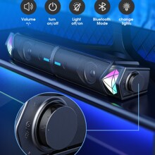 跨境 ONIKUMA L1 電腦音響台式家用游戲電競有線筆記本桌面小音箱