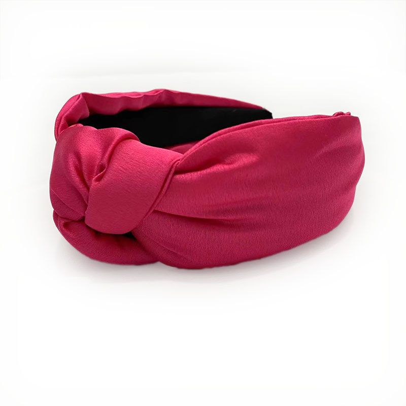 160g Weight Elegant Retro Solid Color Satin Hair Band