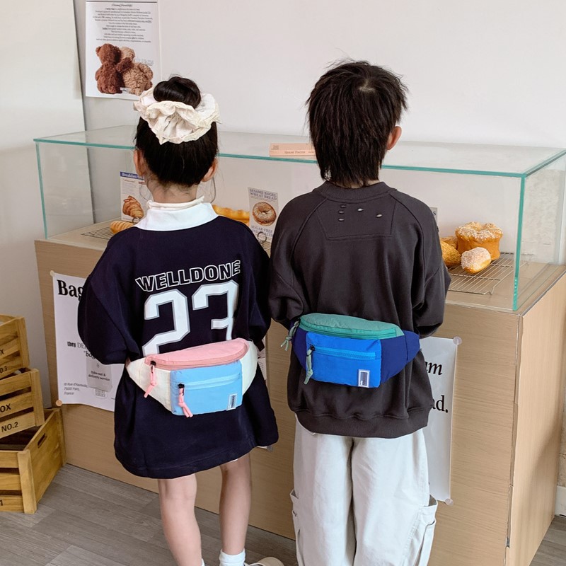 Bolsas de pecho de moda coreana para niños y niñas, bolsas deportivas casuales para niños, bolsas de mochila de gran capacidad, nuevas bolsas de moda para niños.