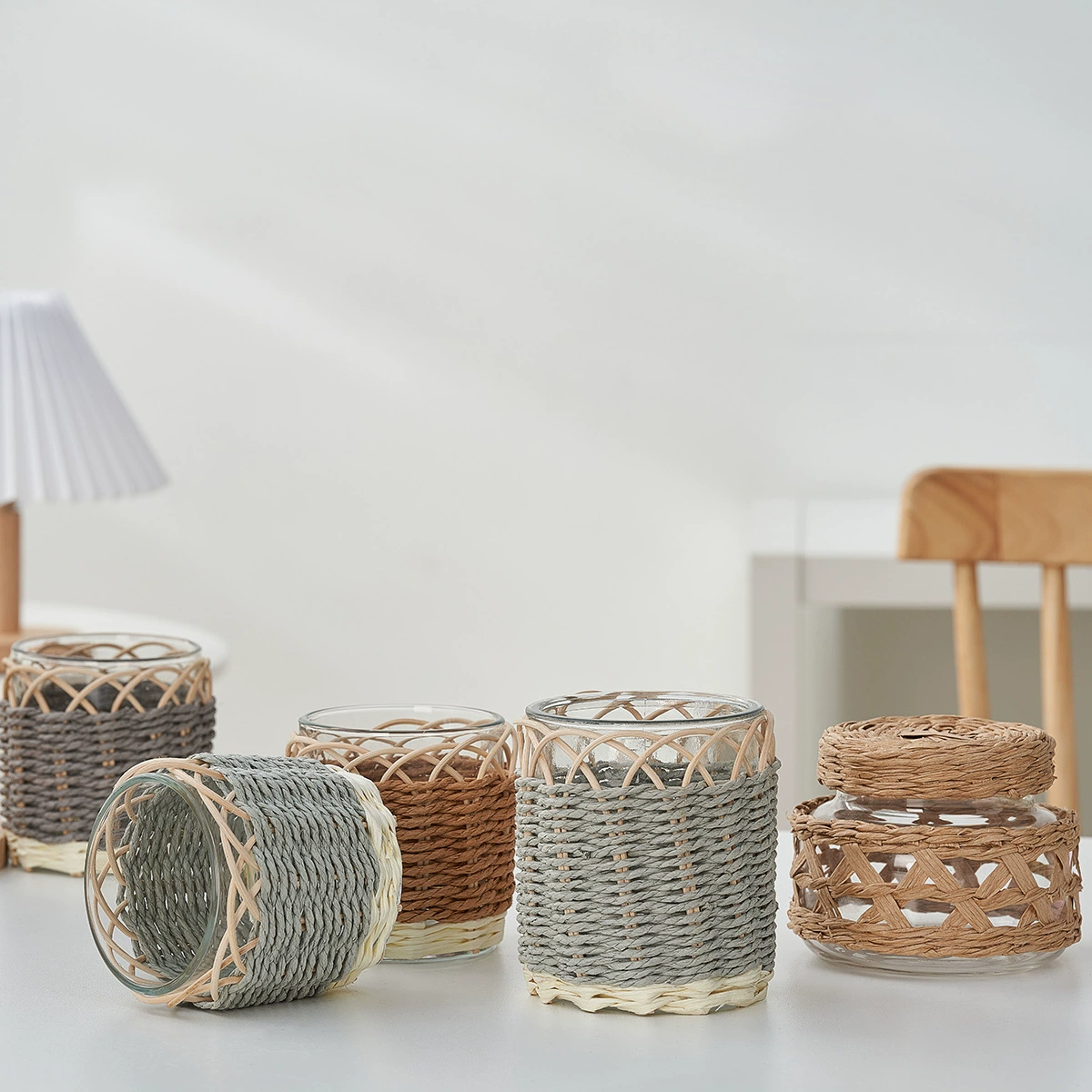 Японский стиль цветного плетения ручной работы