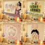 出租屋源头墙面公主墙布