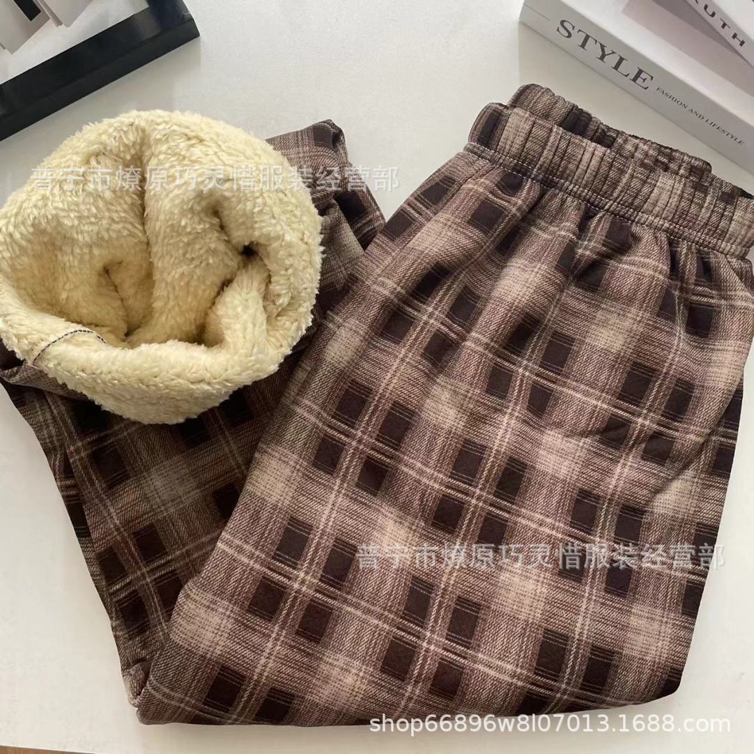 Pantalones de pijama de franela de coral de dibujos animados, pantalones de pijama de hombre, pantalones de invierno de otoño de mujer, pantalones caseros