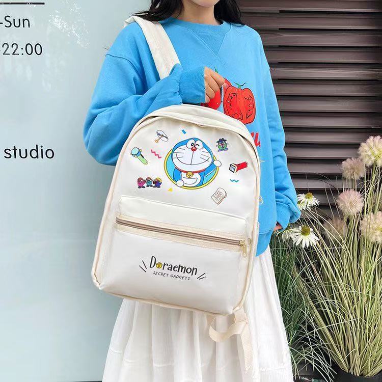 Doraemon Backpack Big Children's School Bag Cartoon Large Capacity Student School Bag Women's Backpack Casual Backpack