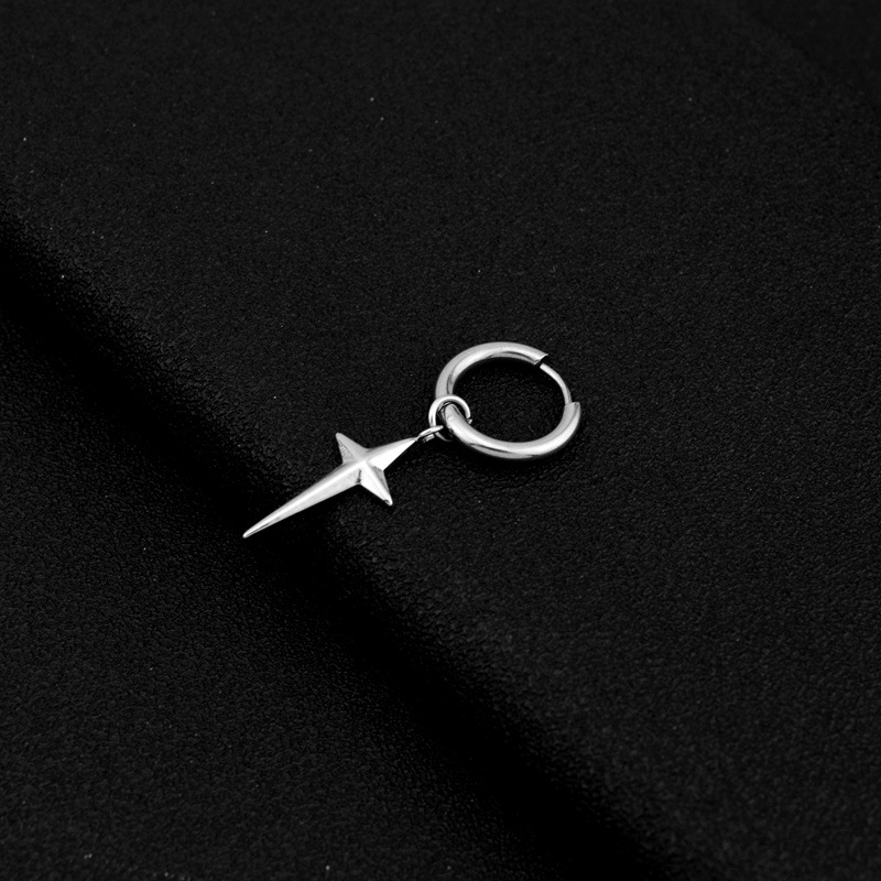 1 Pièce Style Simple Géométrique Polissage Acier Inoxydable Boucles D'oreilles display picture 8