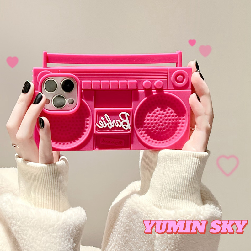 ins rose Red Radio for iPhone14promax Apple 13 phone case 11 new 12 hot girl plu