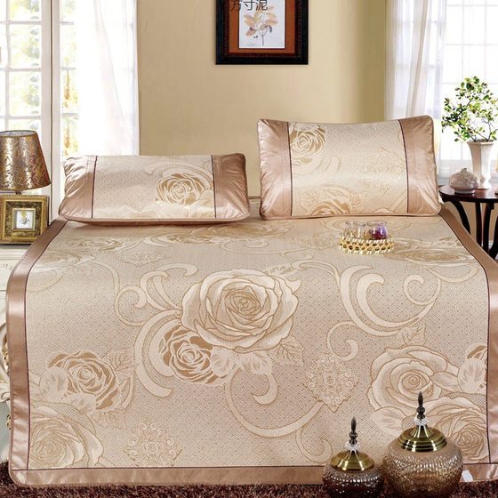 Summer ice silk mat foldable ice silk mat 1.5 student dormitory air conditioning 1.8 single 0.6 meters mat wholesale