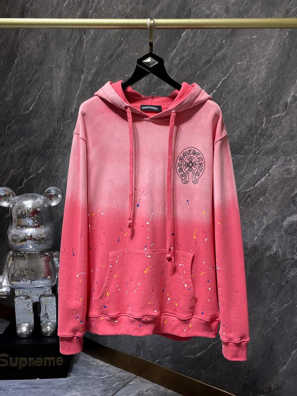 Chrome Heart Hoodie 克罗伈十字架连帽卫衣跨境宽松男女拉链帽衫|undefined